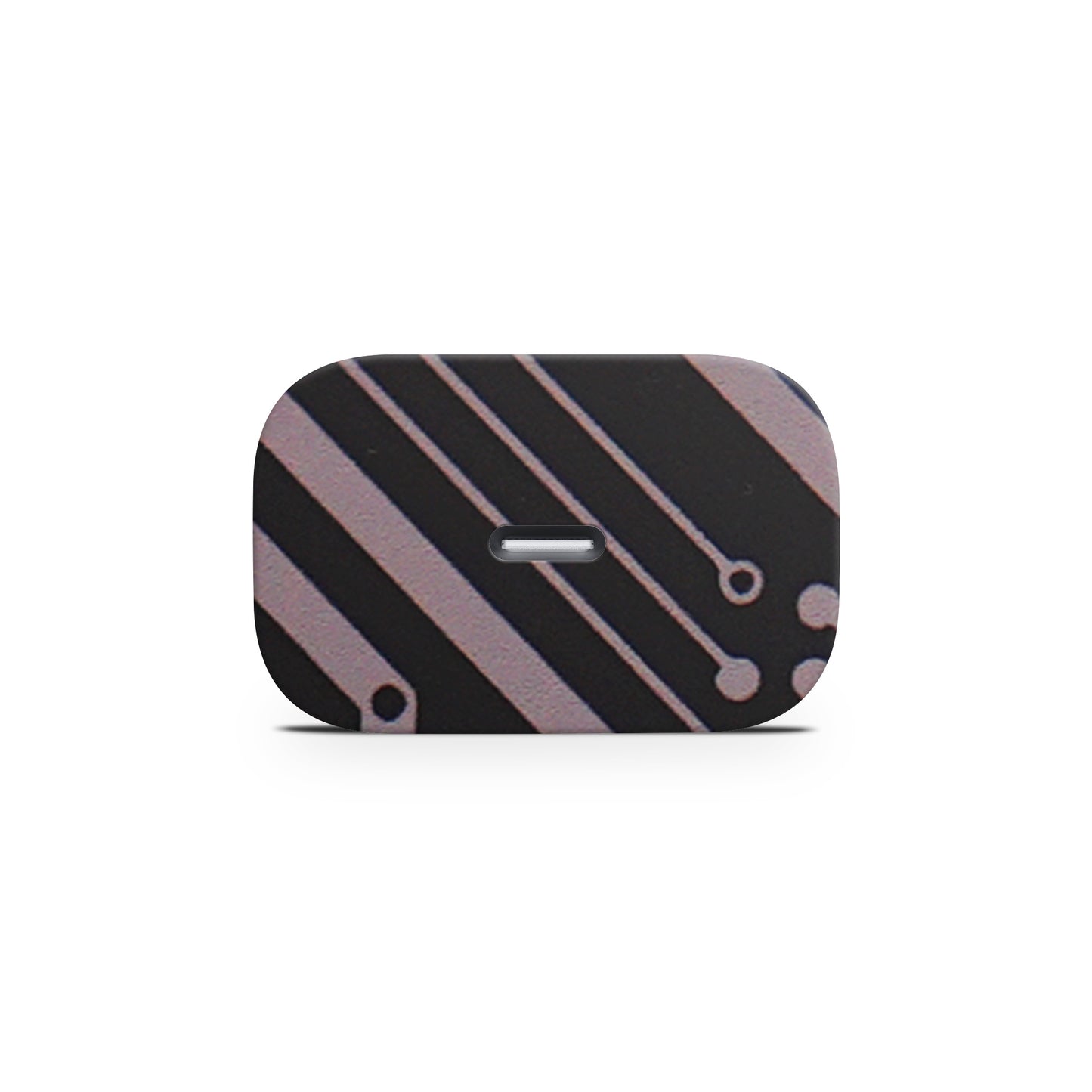 Black Tech Circuit Matte Finish Latest Skin For Charger