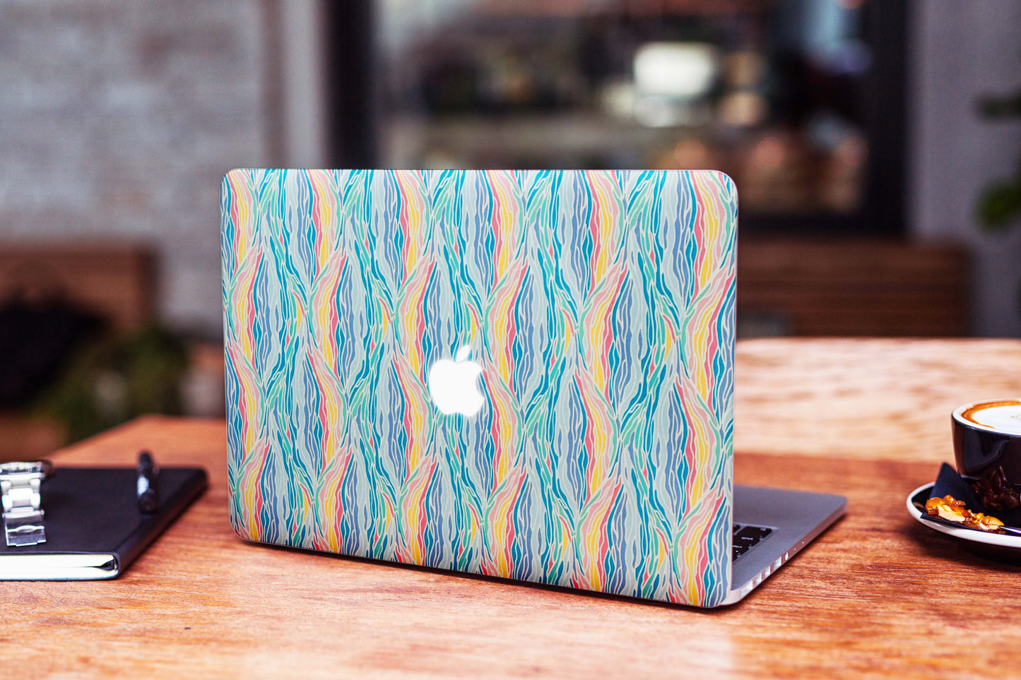 Blue Sober Matte Finish Laptop Skin