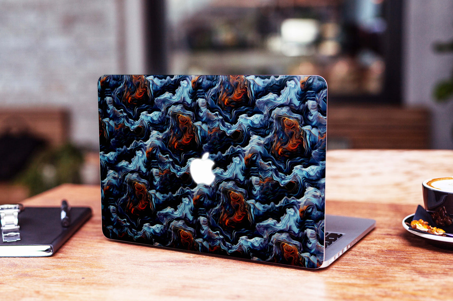 Wave Art Form Matte Textured Laptop Skin