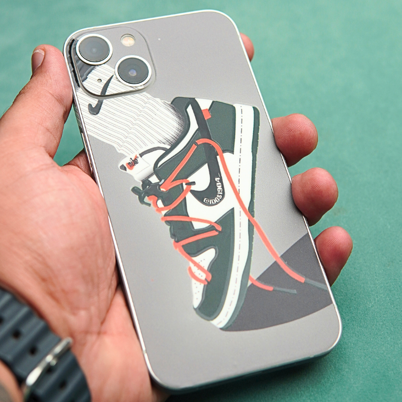 New Grey Sneaker 3D Textured Phone Skin - Skinly