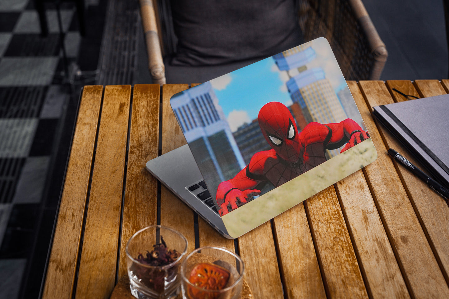 Spiderman 3D Textured Laptop Skin - Skinly