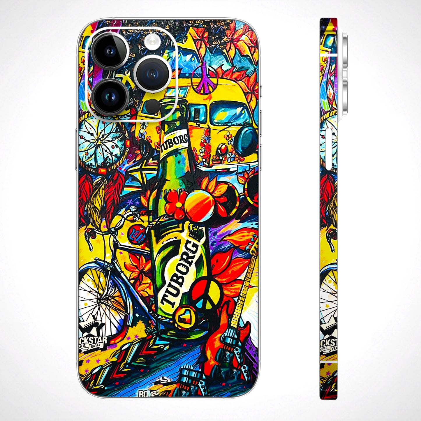 Cool Beer Bottle 3D Embossed Phone Skin - Skinly