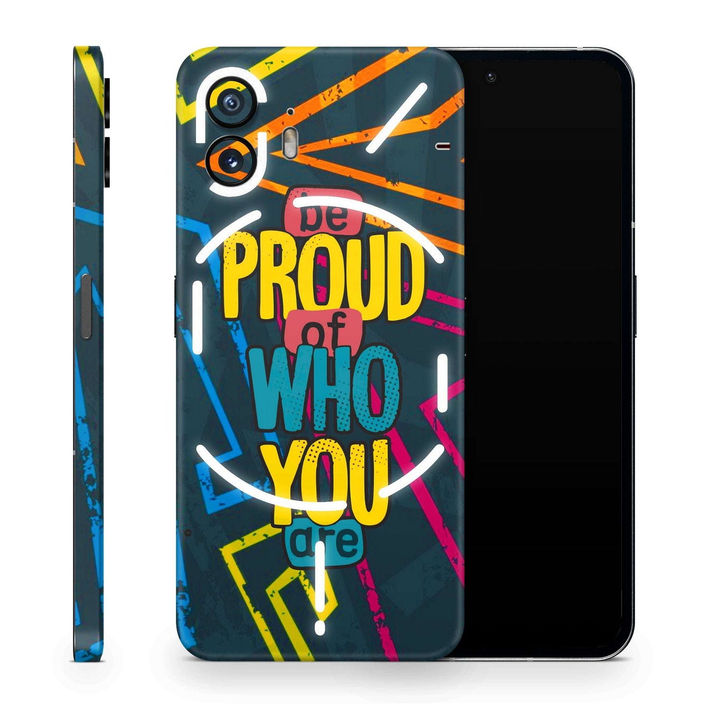 Be Proud Of Who You Are 3D Textured Latest Phone Skin