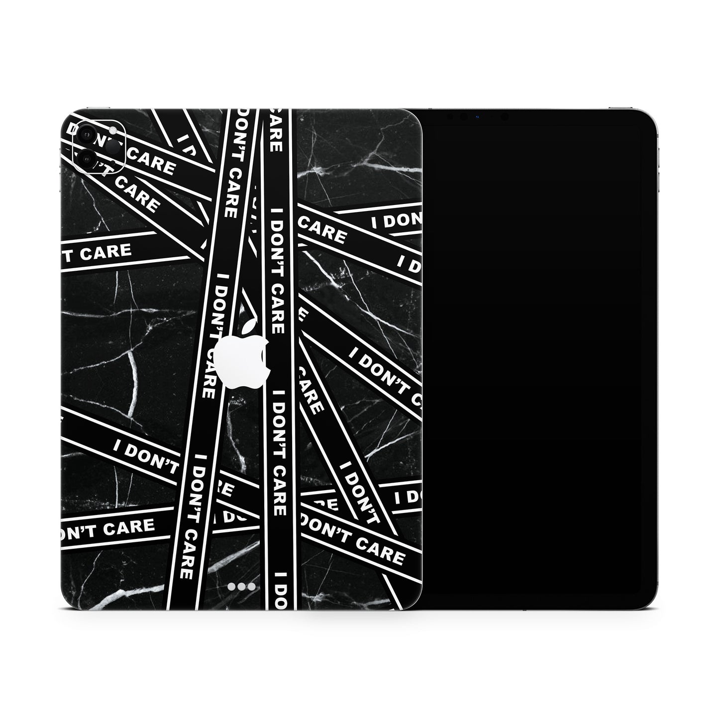 I Don't Care Matte Finish Skin For iPad/Tablet