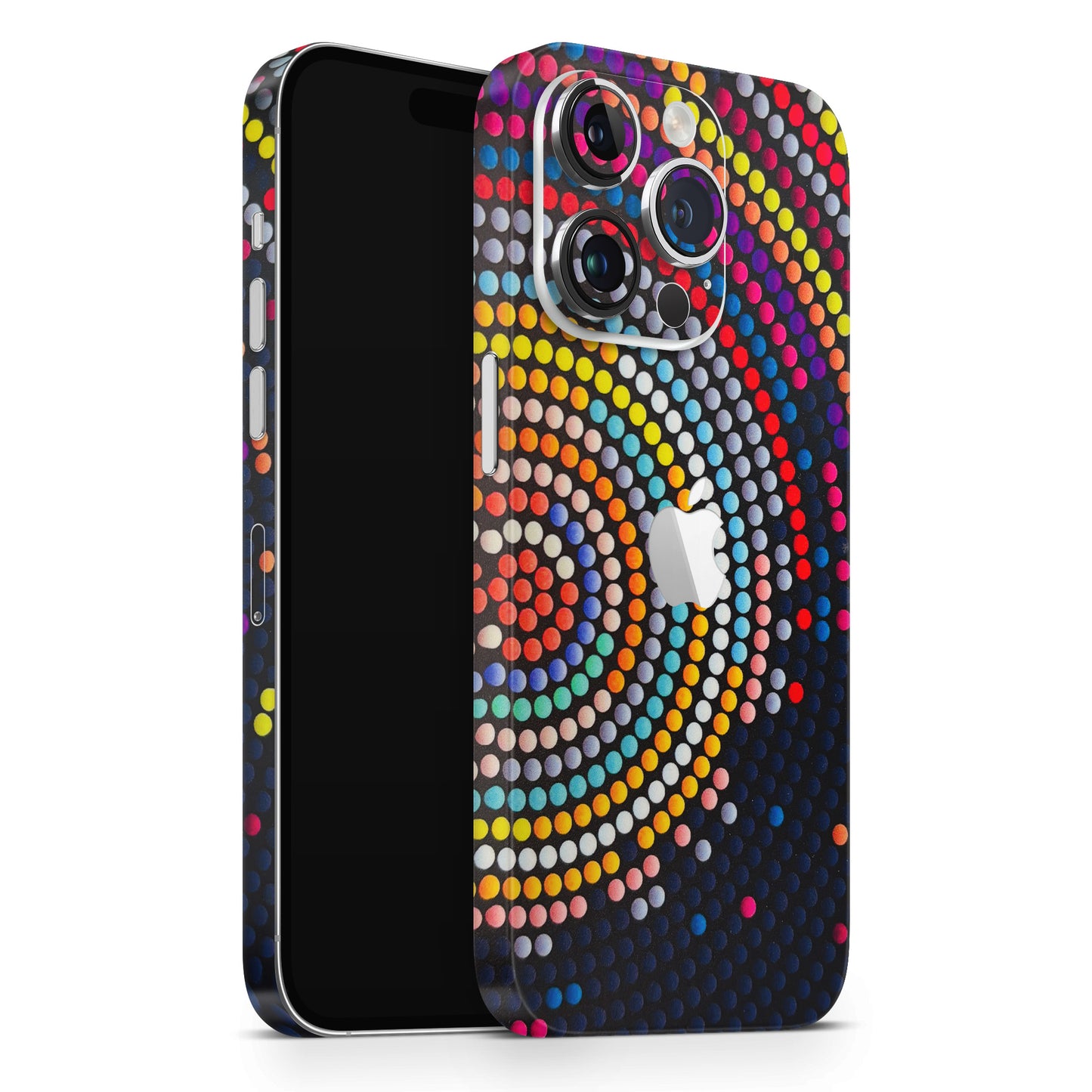Rainbow Dot Mandala Matte Finish Phone Skin