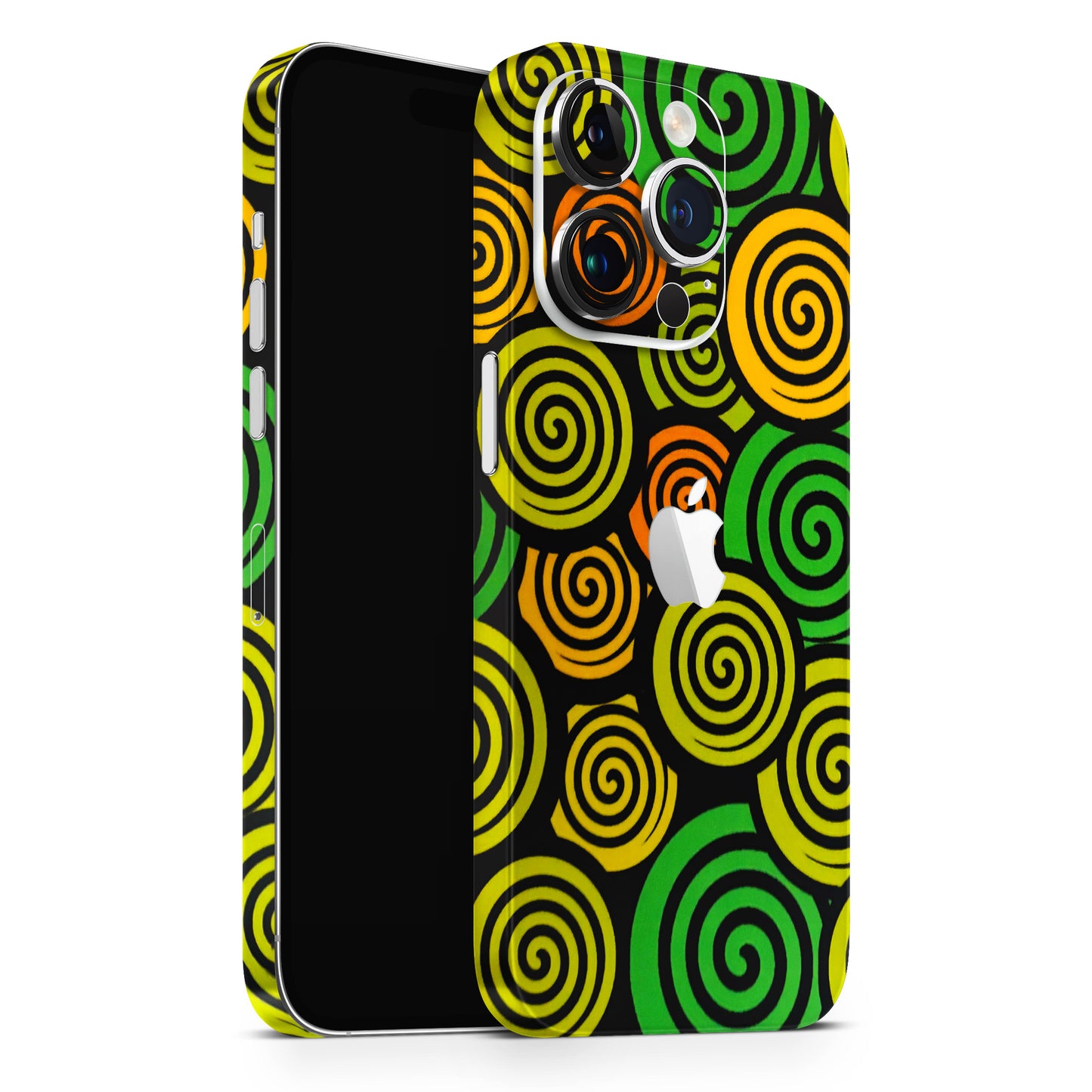 Crazy Spiral Matte Finish Phone Skin