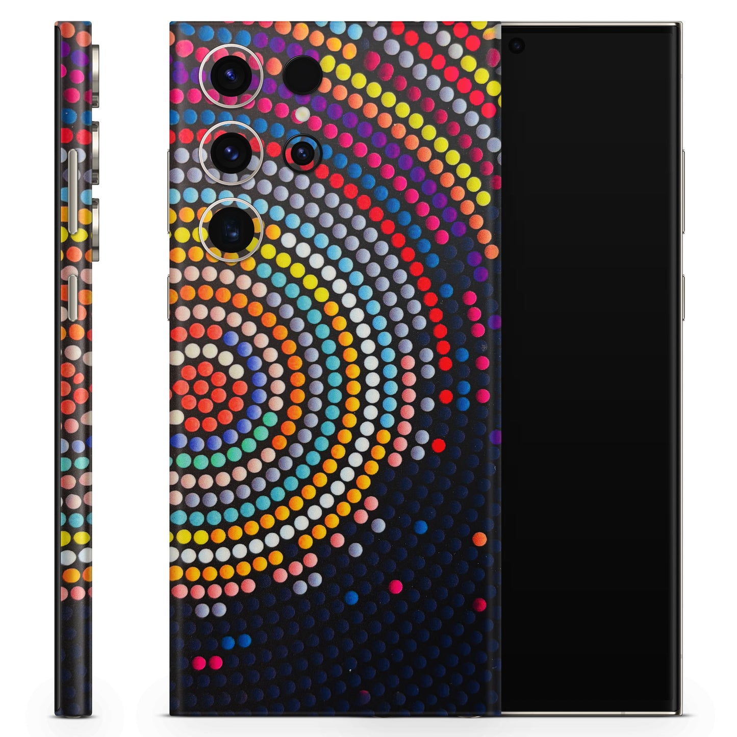 Rainbow Dot Mandala Matte Finish Phone Skin