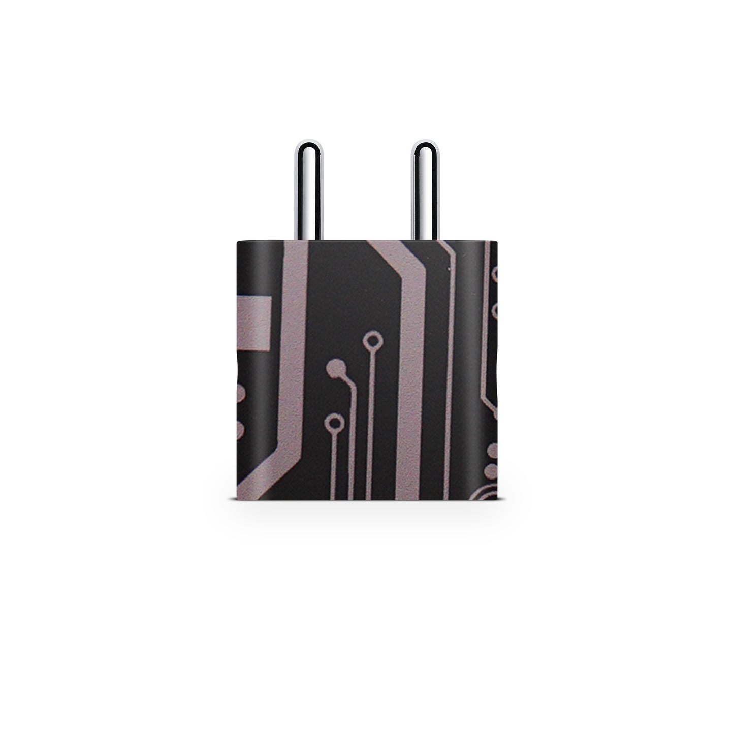 Black Tech Circuit Matte Finish Latest Skin For Charger