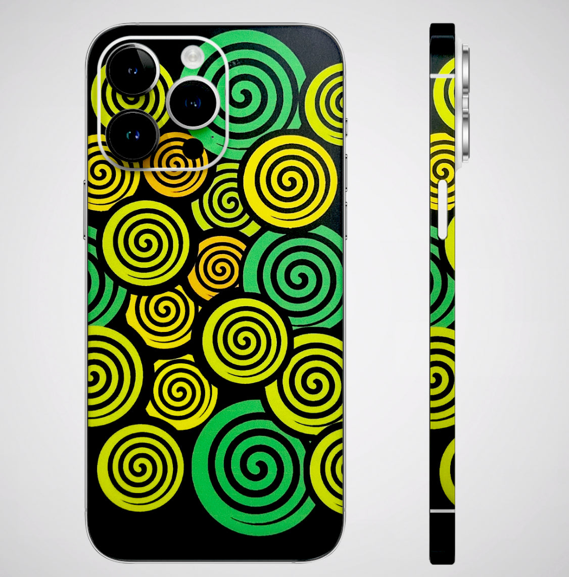 Crazy Spiral Matte Finish Phone Skin