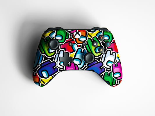 Among Us Colourful Matte Finish Controller Skin