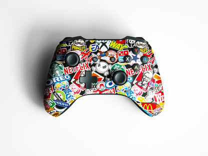 Xbox Series S Popular Brands Logo Graffiti Finish Skin