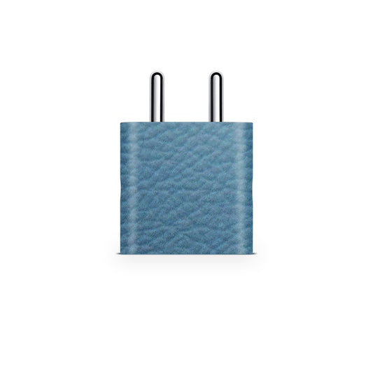 Plain Blue Sobber Floor Matte Finish Latest Skin For Charger