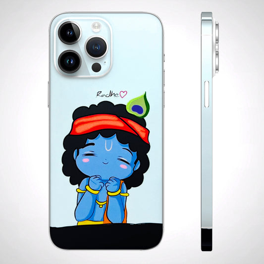 Radhe Radhe Cute Toon 3D Textured Phone Skin