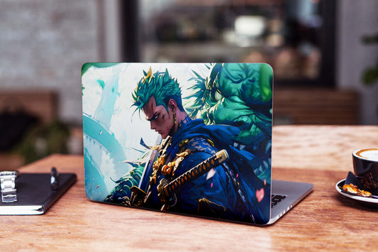 Roronoa Zoro One Piece Anime 3D Textured Laptop Skin