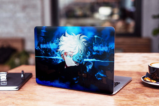 Satoru Gojo Anime 3D Textured Laptop Skin