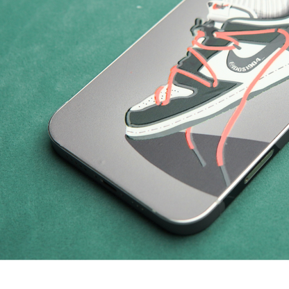 New Grey Sneaker 3D Textured Phone Skin - Skinly