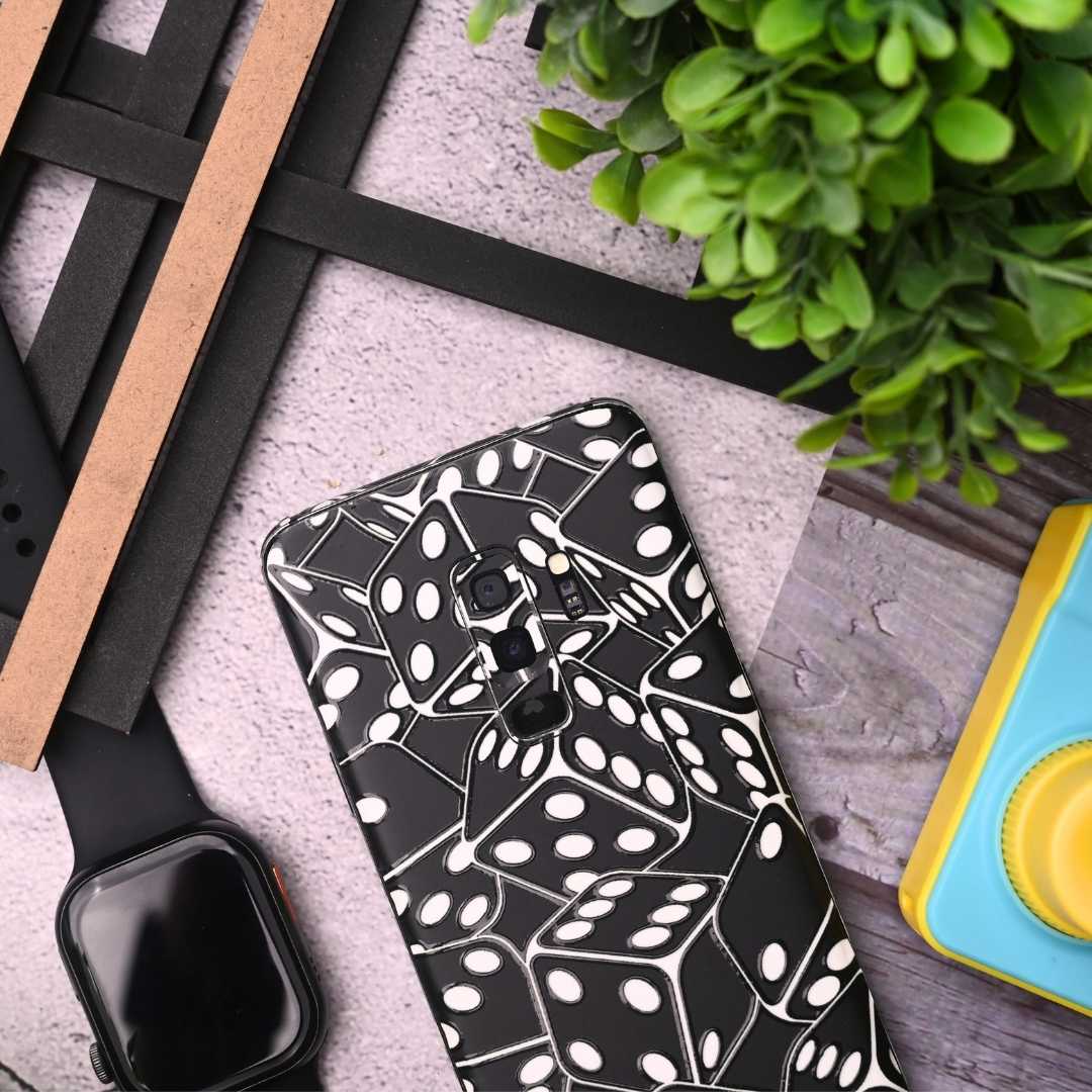 Big Black Dices 3D Textured Phone Skin - Skinly