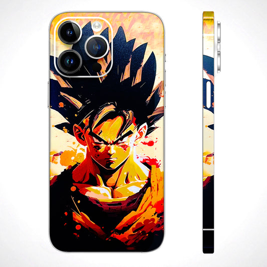 Angry Goku Matte Finish Phone Skin