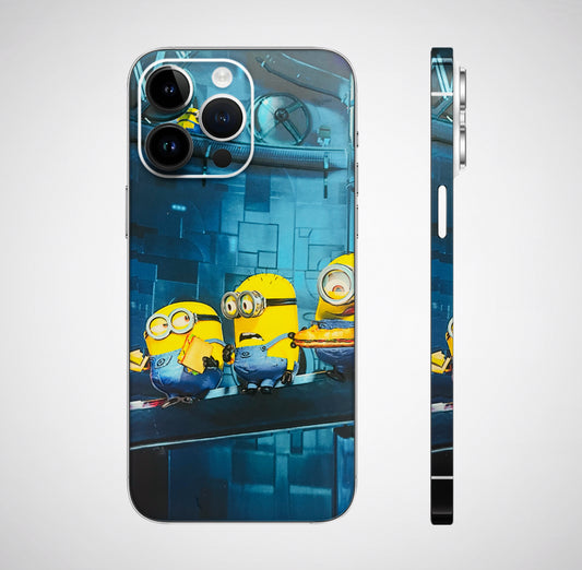 A Day With Minions 3D Embossed Phone Skin