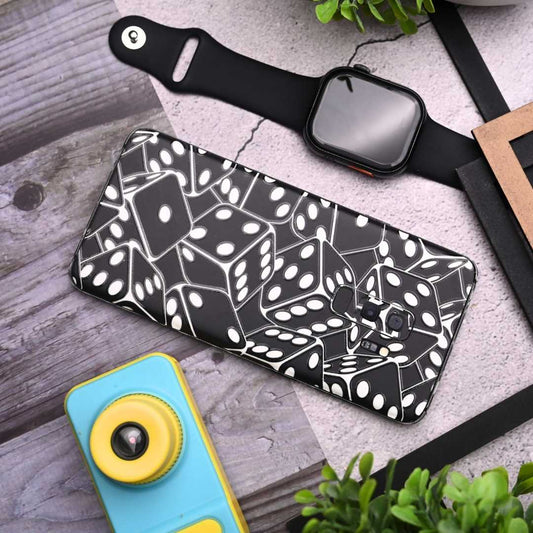 Big Black Dices 3D Textured Phone Skin - Skinly