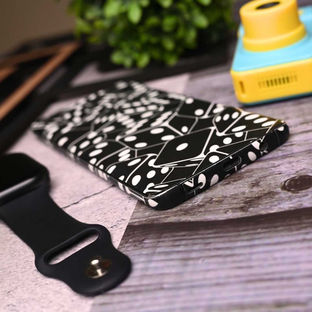 Big Black Dices 3D Textured Phone Skin - Skinly