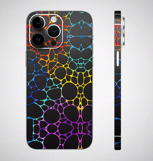 Abstract Art MultiColour 3D Embossed Phone Skin