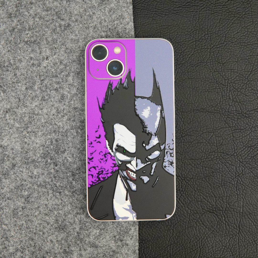 Batman & Joker 3D Textured Phone Skin - Skinly