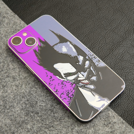 Batman & Joker 3D Textured Phone Skin