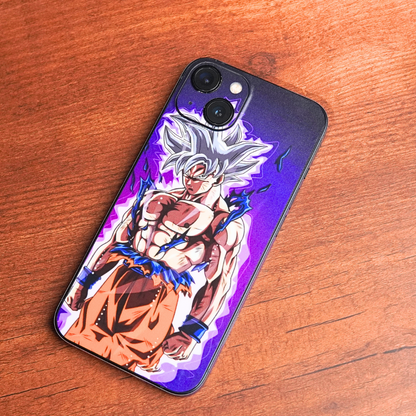 Goku Purple Anime 3D Textured Phone Skin - Skinly