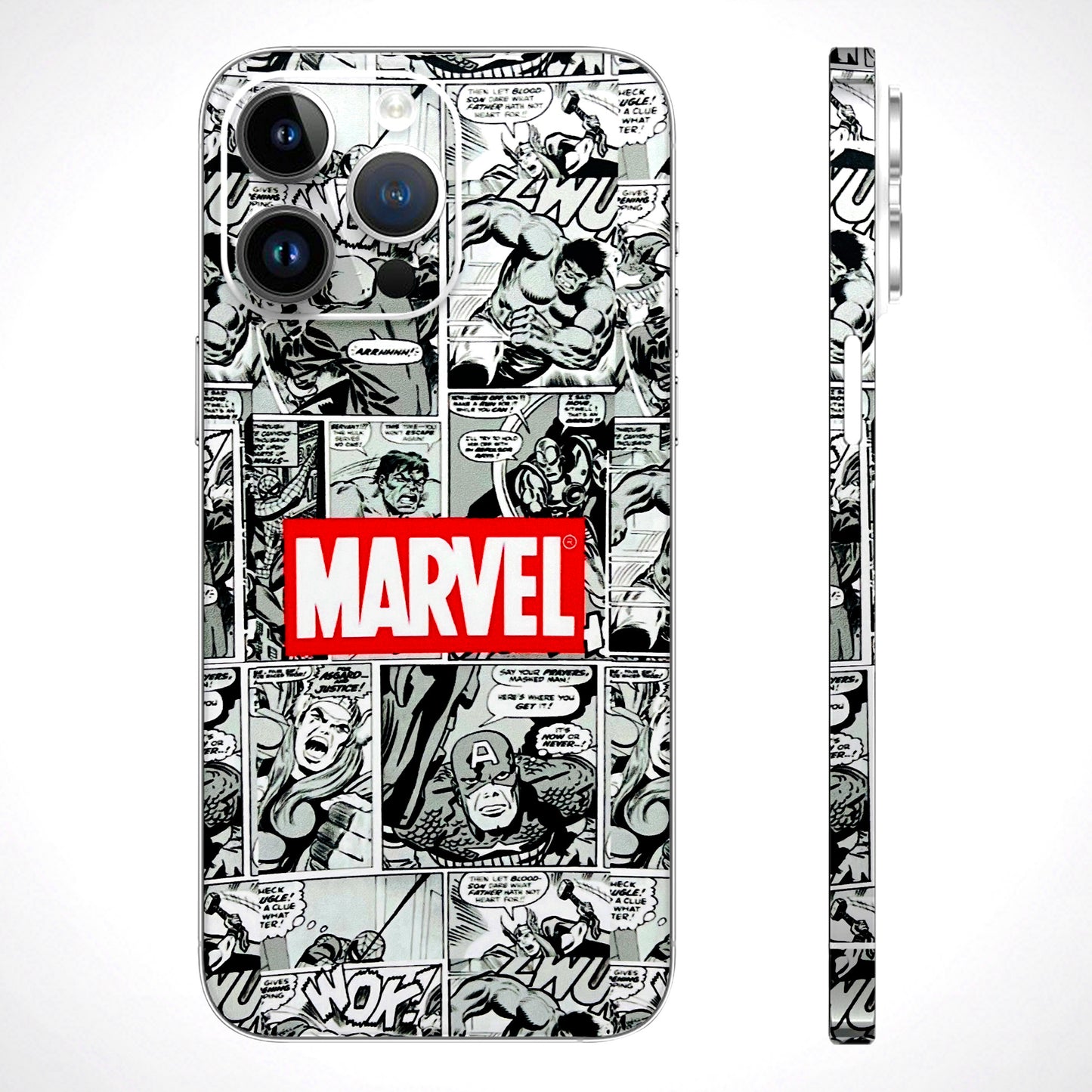 Marvel Comic Matte Finish Phone Skin