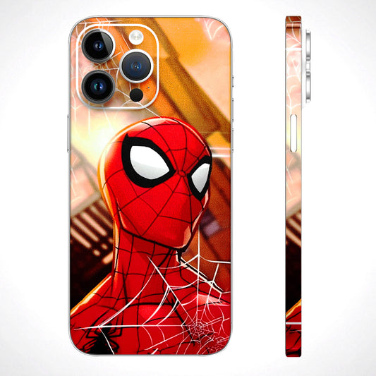 Spiderman Face New Matte Finish Phone Skin