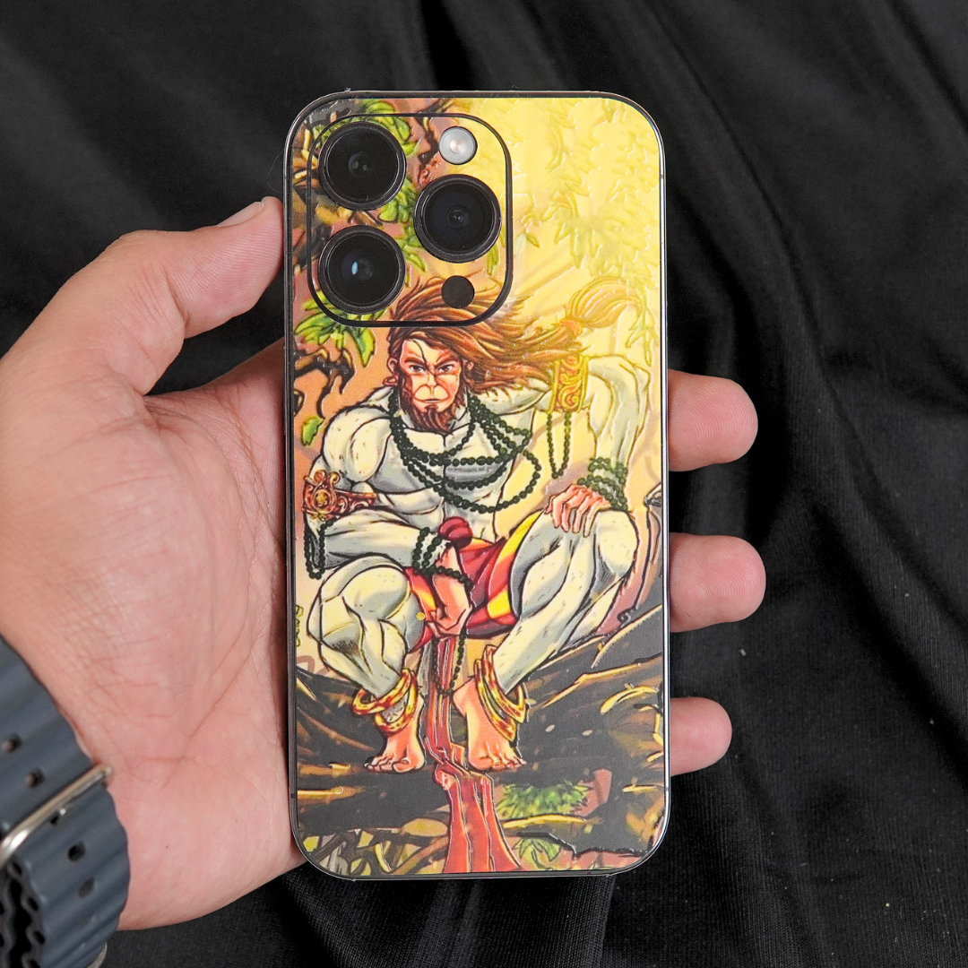 Lord Hanuman 3D Textured Phone Skin - Skinly