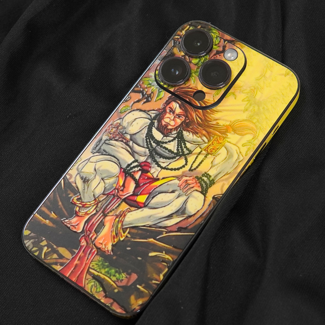 Lord Hanuman 3D Textured Phone Skin - Skinly