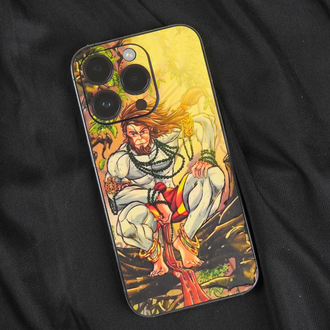 Lord Hanuman 3D Textured Phone Skin - Skinly