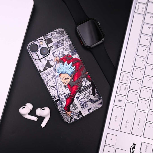 Anime Comic 3D Embossed Phone Skin