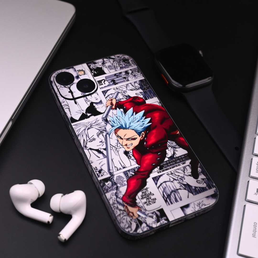 Anime Comic 3D Embossed Phone Skin - Skinly