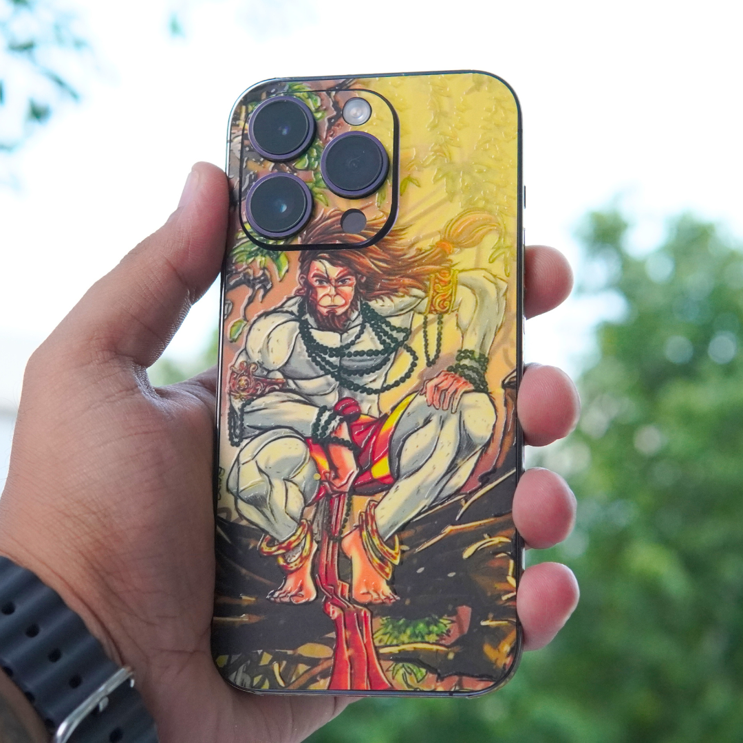 Lord Hanuman 3D Textured Phone Skin - Skinly