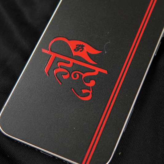 Hindu Black 3D Textured Phone Skin - Skinly