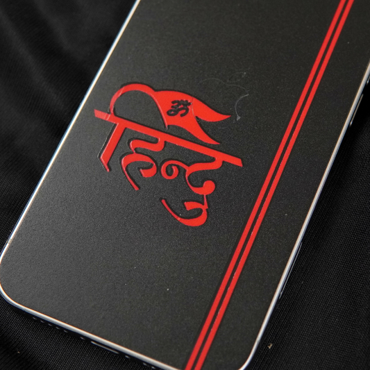 Hindu Black 3D Textured Phone Skin