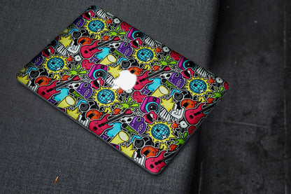 Musical Graffiti Matte Finish Laptop Skin