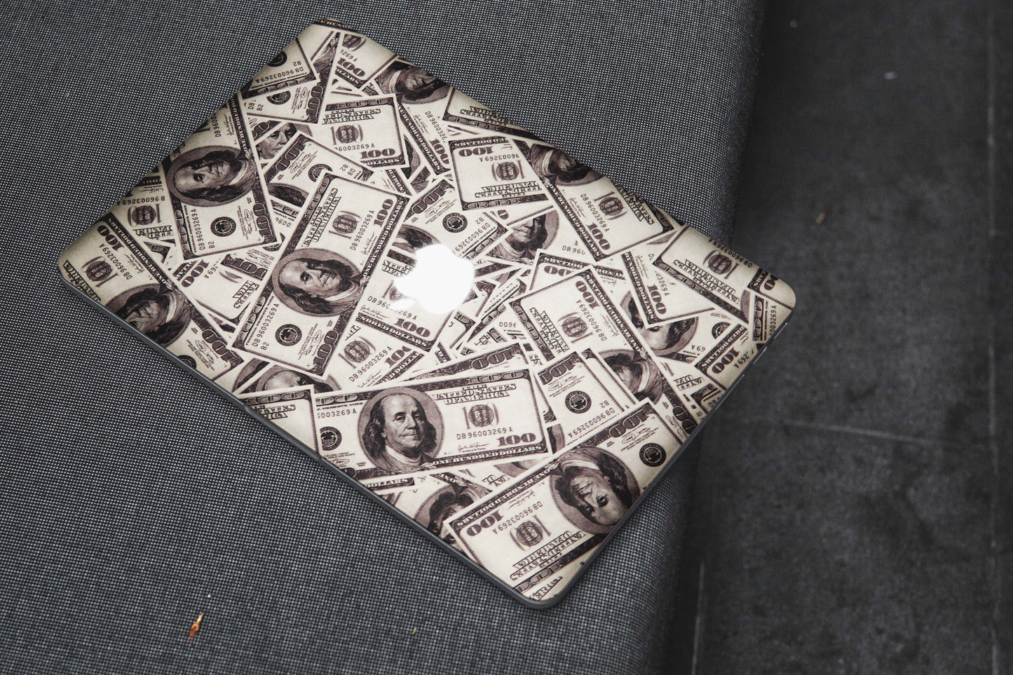 I Love Dollar Matte Finish Laptop Skin