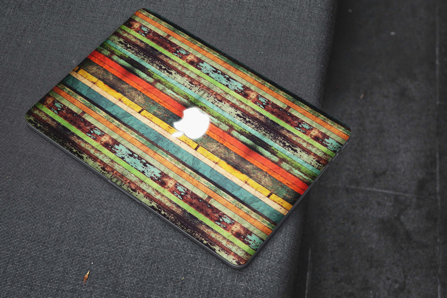 Sober Rustic Line Matte Finish Laptop Skin