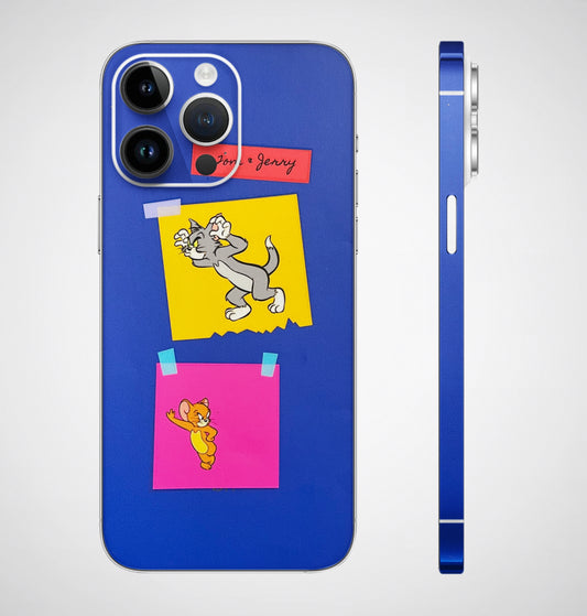 Tom N Jerry Sticky Notes 3D Embossed Phone Skin - Skinly