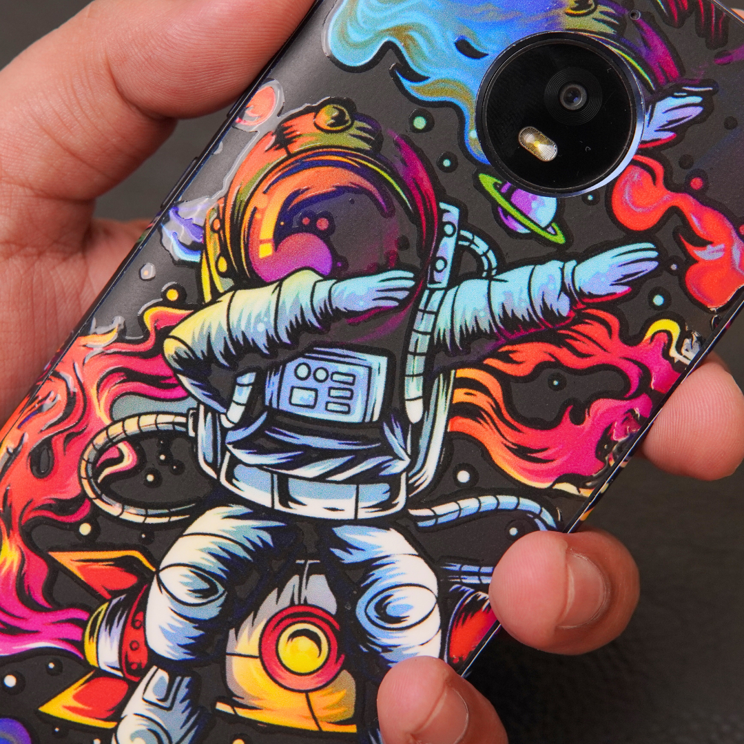 Astronaut Dope 3D Textured Phone Skin - Skinly