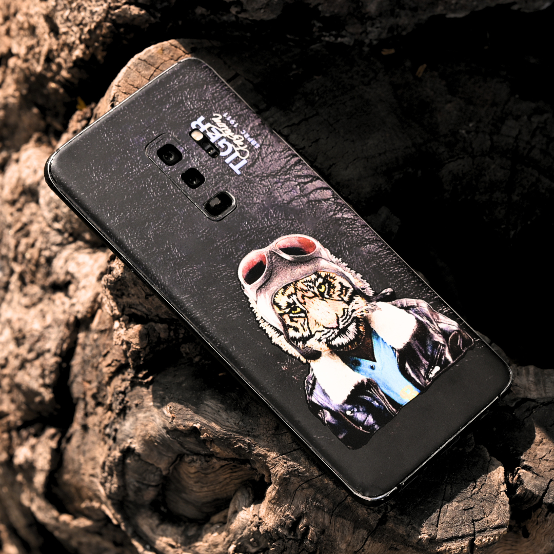 Rider Tiger 3D Textured Phone Skin - Skinly