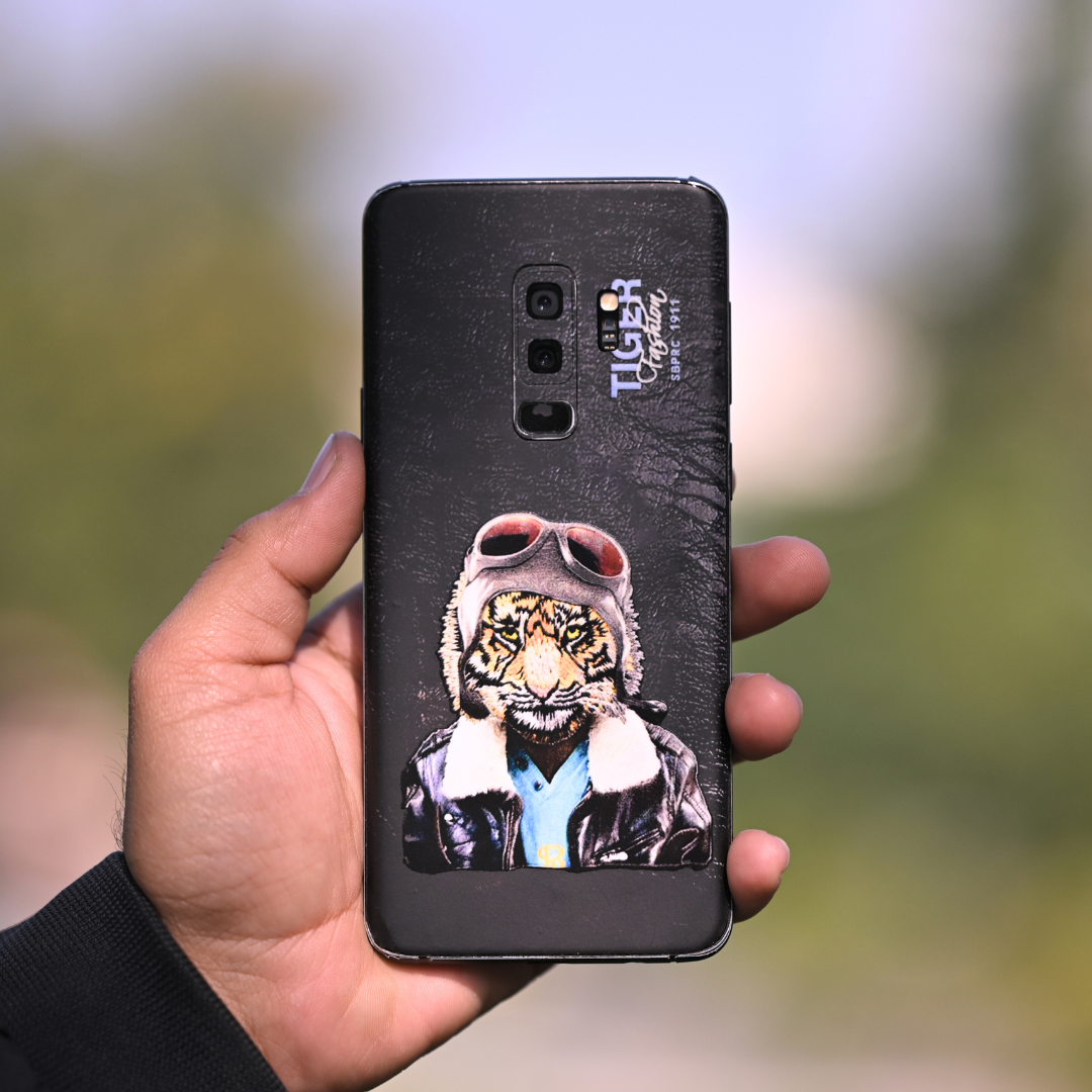 Rider Tiger 3D Textured Phone Skin - Skinly