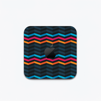 Zig Zag Line Pattern Matte Finish Skin For Mac Mini M4/M2/M1