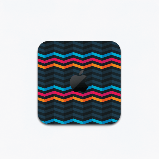 Zig Zag Line Pattern Matte Finish Skin For Mac Mini M4/M2/M1