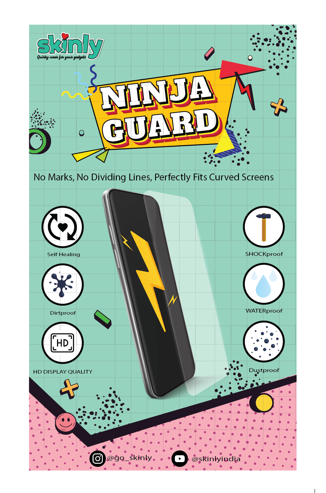 Ninja Guard Protection For iPhones/Samsung/Oneplus