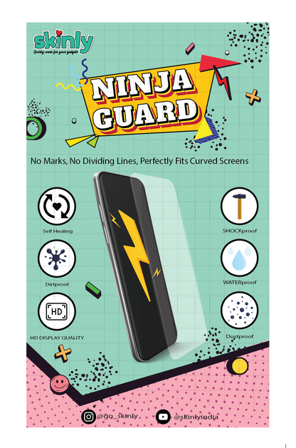 Ninja Guard Protection For iPhones/Samsung/Oneplus - Skinly